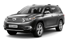 Toyota Эва-коврики на Toyota Highlander II (U40) 7 Мест 2007 - 2013
